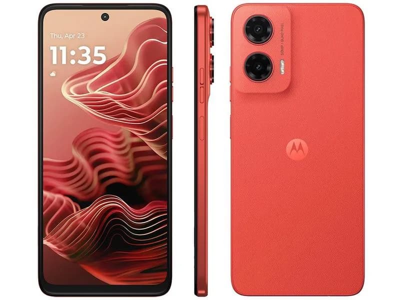 Smartphone Motorola Moto G35 5G 256GB 4GB RAM Coral 6,7"