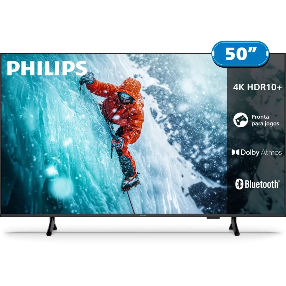 Tv Philips Smart 50 4K Uhd 50PUG730078 Titan Pto