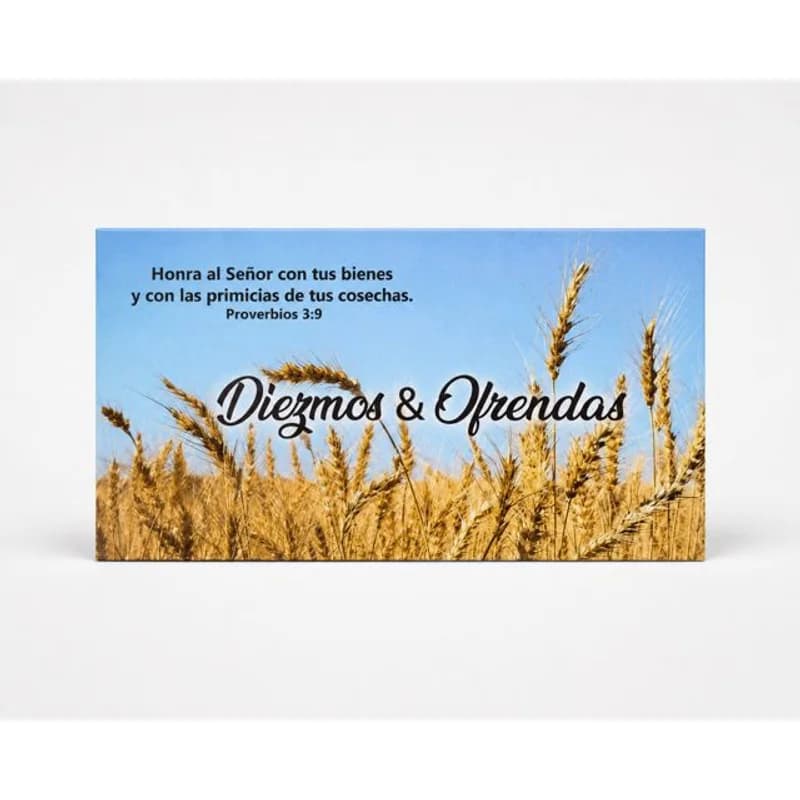 Sobres para Diezmos y Ofrendas · Caja