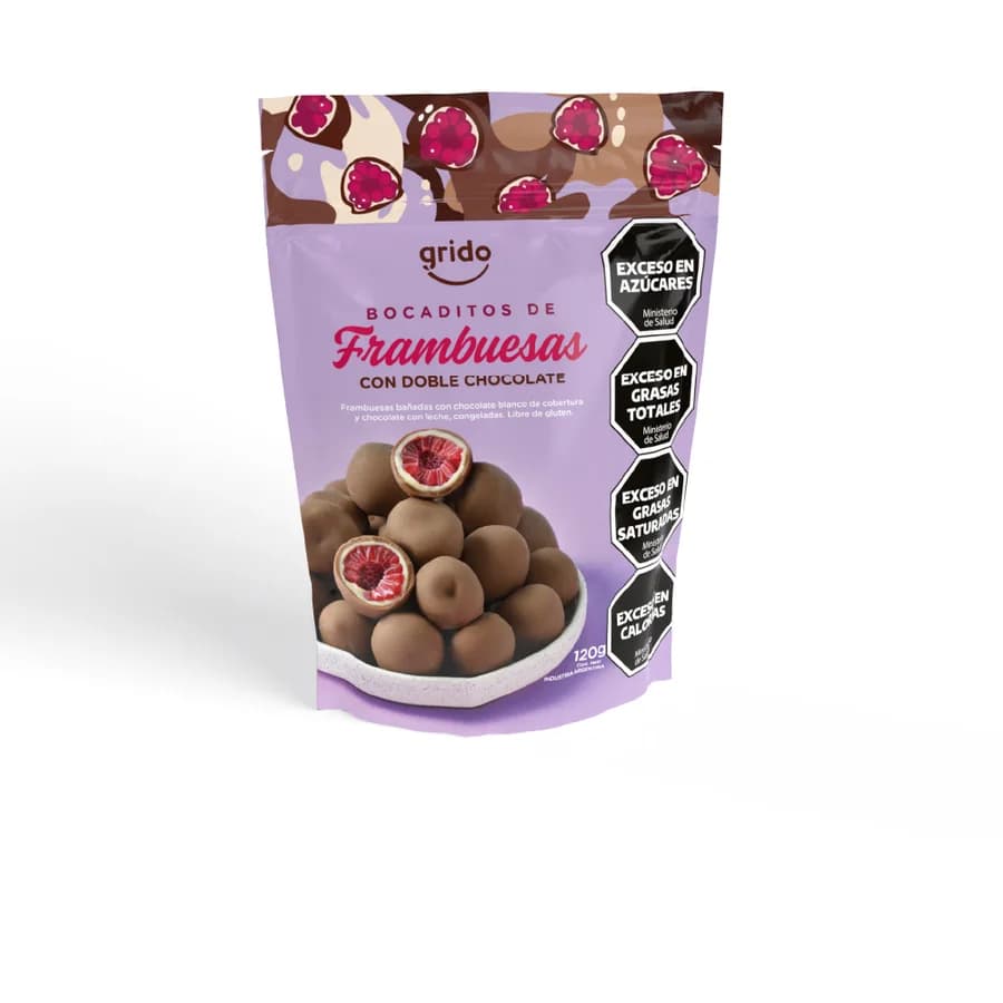 Frambuesas Doble Chocolate 120 g