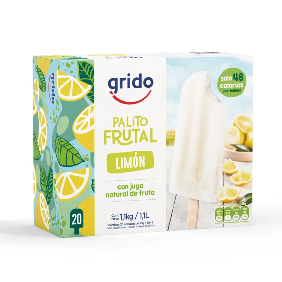 Palito Frutal Limón (20 unidades)