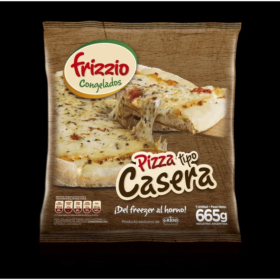 Pizza Tipo Casera