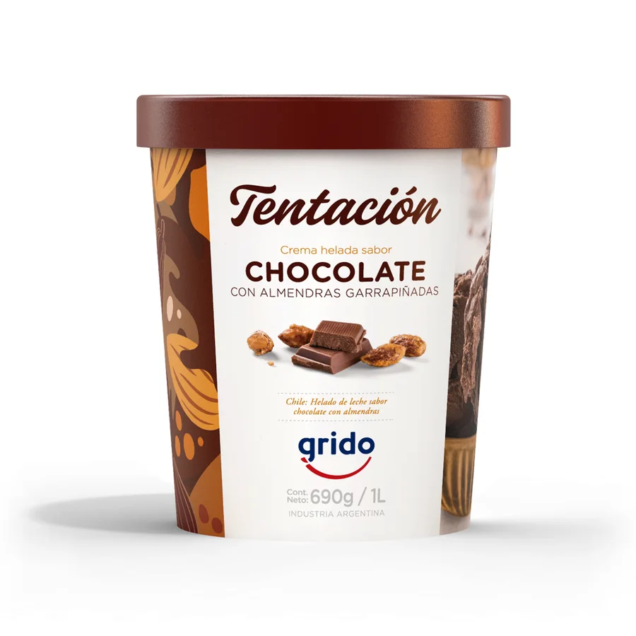Tentación Chocolate con almendras