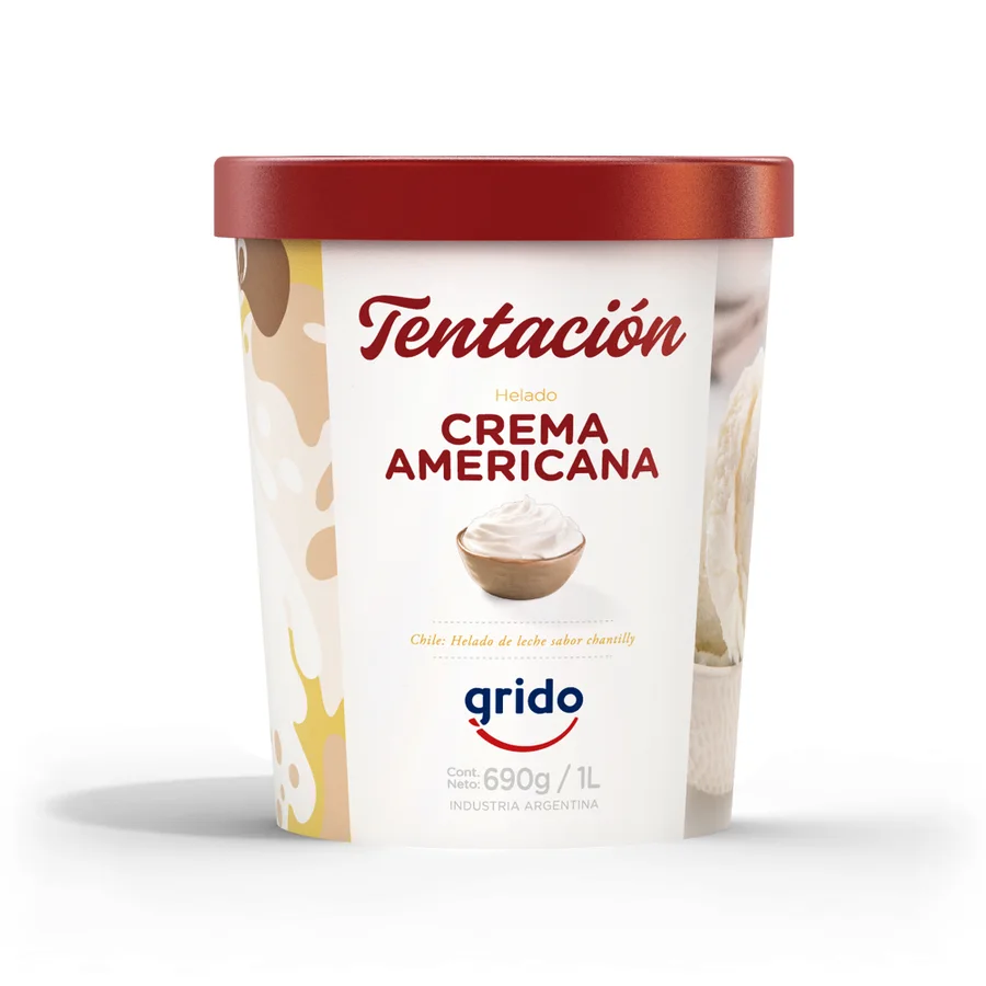 Tentación Crema americana