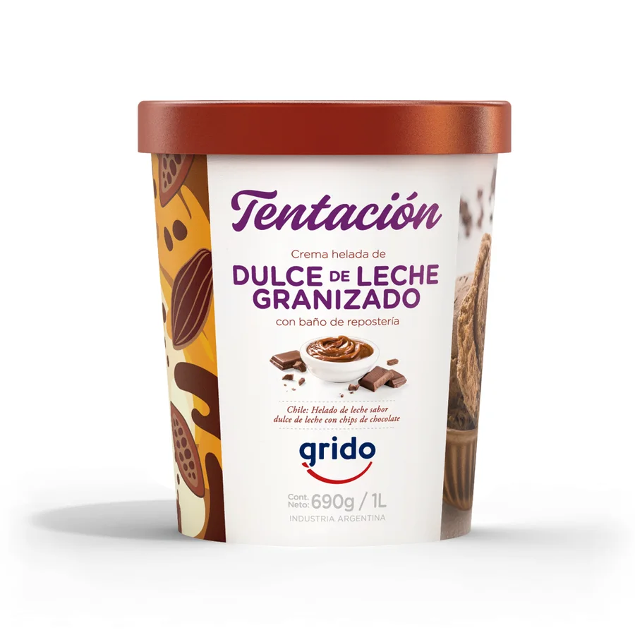 Tentación Dulce de leche granizado