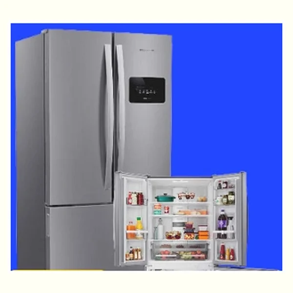 Geladeira Brastemp 559 L French Door Frost Free inox — folheto Schumann "Preço de black" (26–31/10/2026), Instagram @schumann.dionisiocerqueira (imagens meramente ilustrativas)