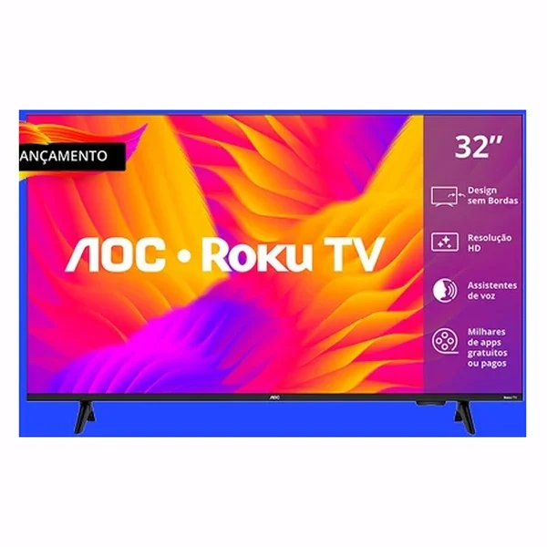 Smart TV AOC 32" DLED HD Roku TV — folheto Schumann "Preço de black" (26–31/10/2026), Instagram @schumann.dionisiocerqueira (imagens meramente ilustrativas)
