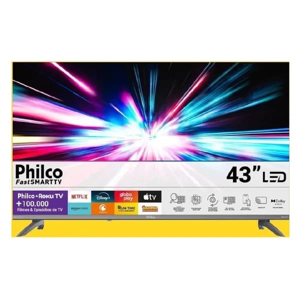 Smart TV Philco 43" LED Roku TV — folheto Schumann "Preço de black" (26–31/10/2026), Instagram @schumann.dionisiocerqueira (imagens meramente ilustrativas)