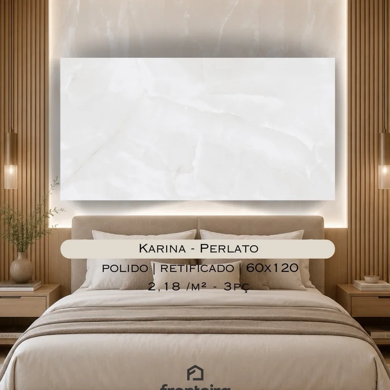Porcelanato Karina Perlato Polido Retificado 60×120