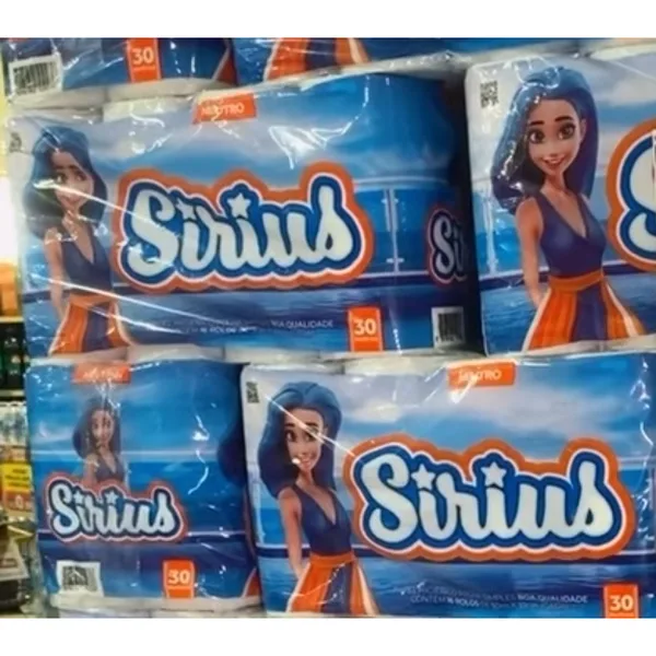 Papel higiênico Sirius folha simples 30 m 16 rolos — stories de Instagram @supersaojoseoficial (29/10/2026), cartazes "Ofertas Fim de Semana" na loja