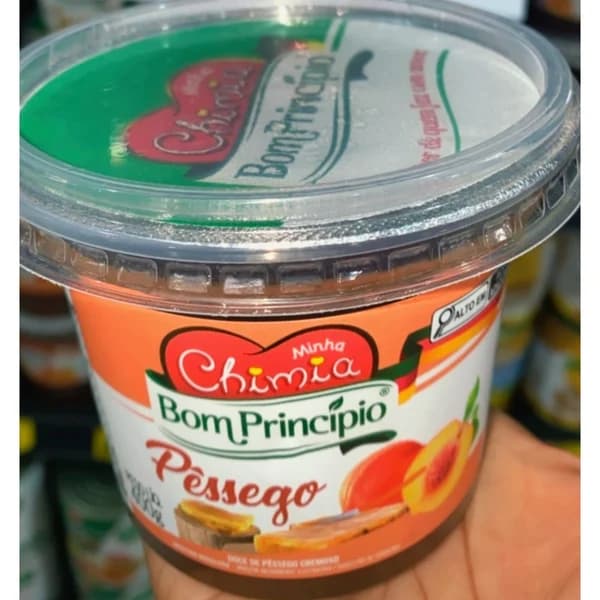 Doce cremoso Bom Princípio Minha Chimia 400 g — foto da loja nos stories de Instagram @supersaojoseoficial (26/10/2026)