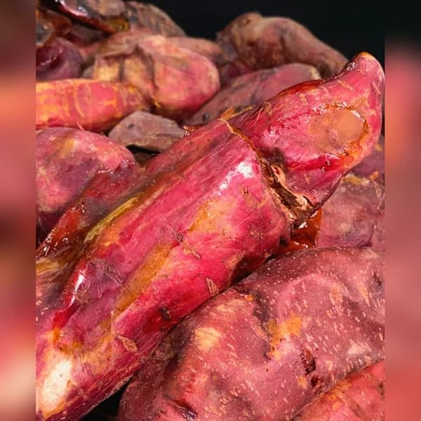 Batata doce assada kg — foto da loja nos stories de Instagram @supersaojoseoficial (28/10/2026)