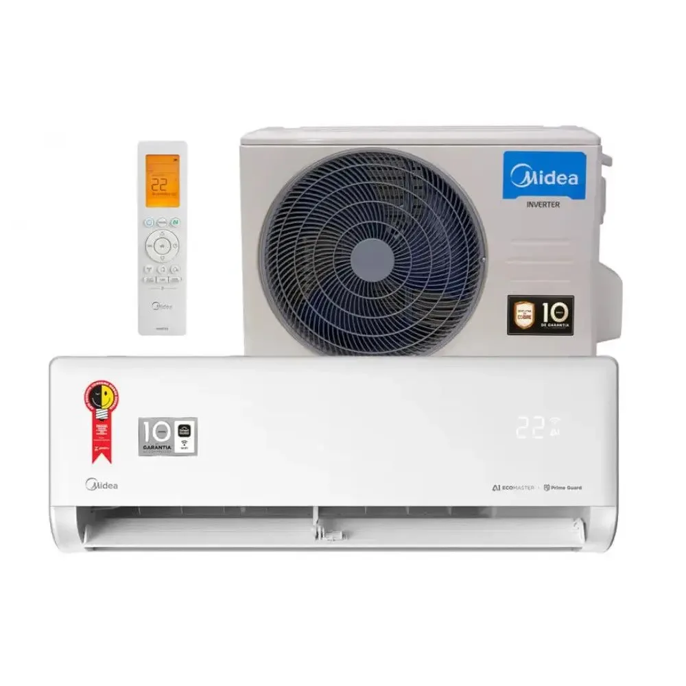Ar Condicionado Split Midea 12000 BTUs Inverter AI Ecomaster Quente/Frio