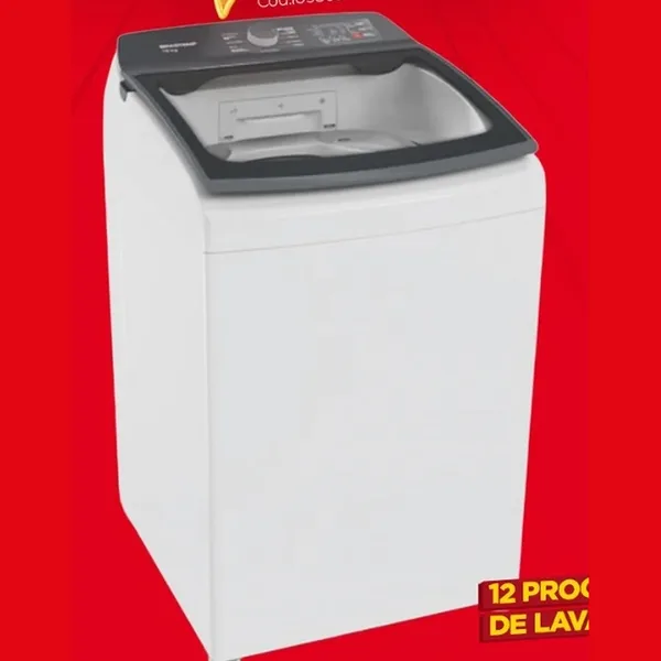 Lavadora de roupa Brastemp 18 kg (12 programas) — stories "Loucura de Fecha Mês" de Instagram @lojasbenoit_barracao (29/10/2026)