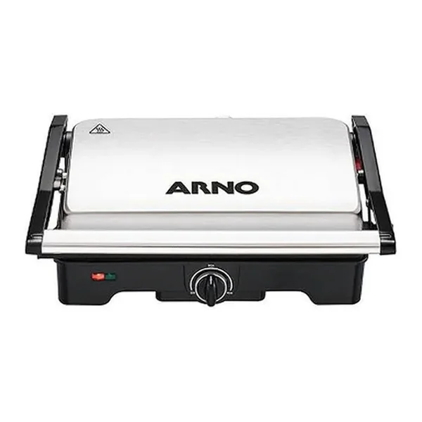 Grill Arno Dual inox (última unidade) — historia de Instagram @lojasbenoit_barracao "Última peça" (24/10/2026), loja de Barracão