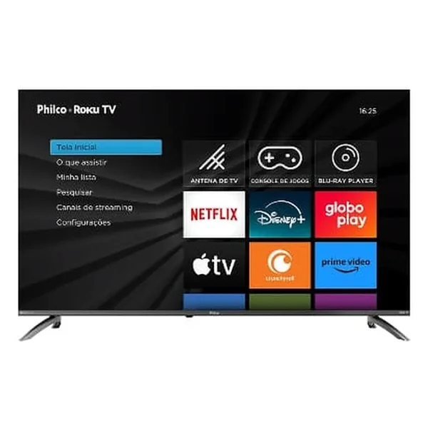 Smart TV LED Philco 50" 4K UHD Roku TV — folheto "Fecha Mês" (até 31/10/2026), Instagram @lojasbenoit_barracao