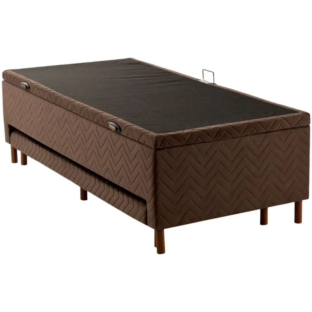 Box Conjugado CBCOL Solteiro D28 59 x 88 x 188 cm com Cama Auxiliar