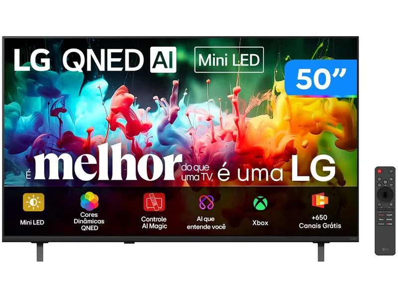 Smart TV 50" LG 4K QNED Mini LED 50QNED70BSA