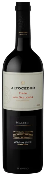 Vino Altocedro Finca Los Gallegos Malbec 750 ml