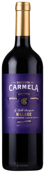 Vino Carmela Durigutti Reserva Malbec 750 ml