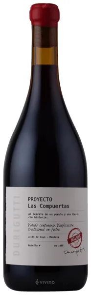 Vino Durigutti Proyecto Las Compuertas Malbec 1914 750 ml