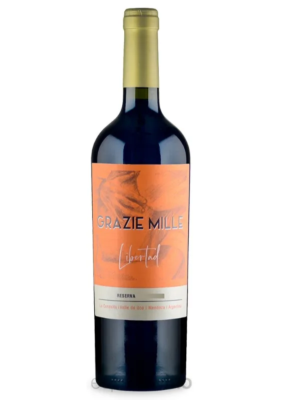 Vino Grazie Mille Reserva Libertad Syrah 750 ml