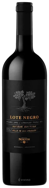 Vino Norton Lote Negro Blend 750 ml