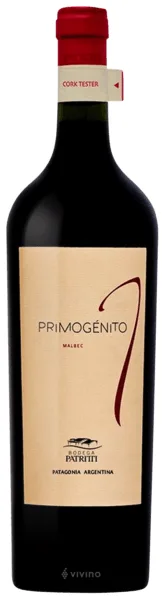 Vino Patritti Primogénito Malbec 750 ml