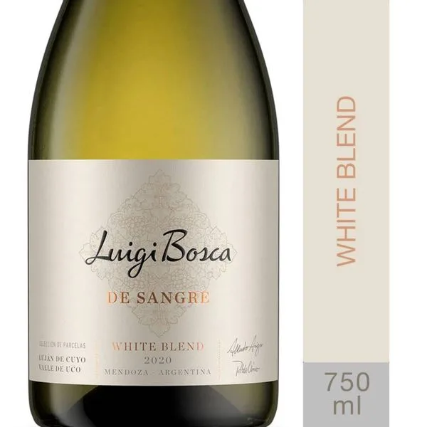 VINO LUIGI BOSCA DE SANGRE BLANCO WHITE BLEND x 750 ml