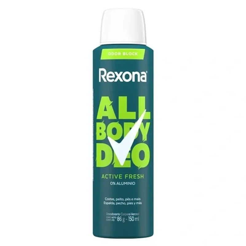 Desodorante Rexona Men All Body Active Fresh