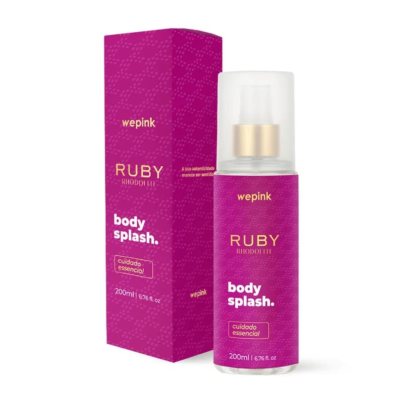 Body Splash Ruby Rhodolite Desodorante Colônia 200 ml — We Pink