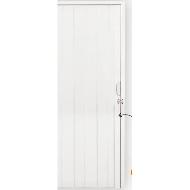 Porta Sanfonada PVC Neve 90 × 210 cm