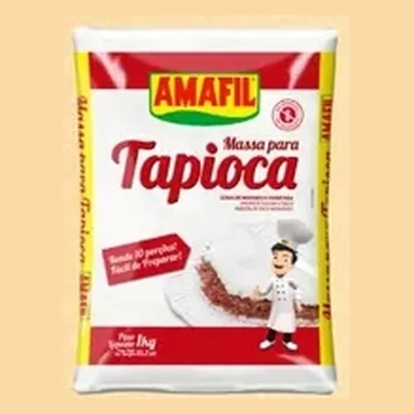 Massa para tapioca Amafil 1 kg — folheto "Ofertas da Padaria" (27/10/2026), Instagram @pokoprecodc (imagens meramente ilustrativas)