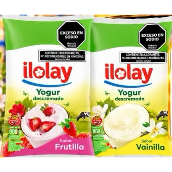 Yogur descremado Ilolay 900 g (frutilla o vainilla) — stories de Instagram @ceferino.supermercados (29/10/2026), ofertas vigentes