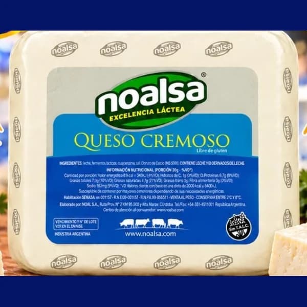 Queso cremoso Noalsa kg — publicación Instagram @ceferino.supermercados "Oferta de la semana", válida hasta el 18/10/2026 en todas las sucursales