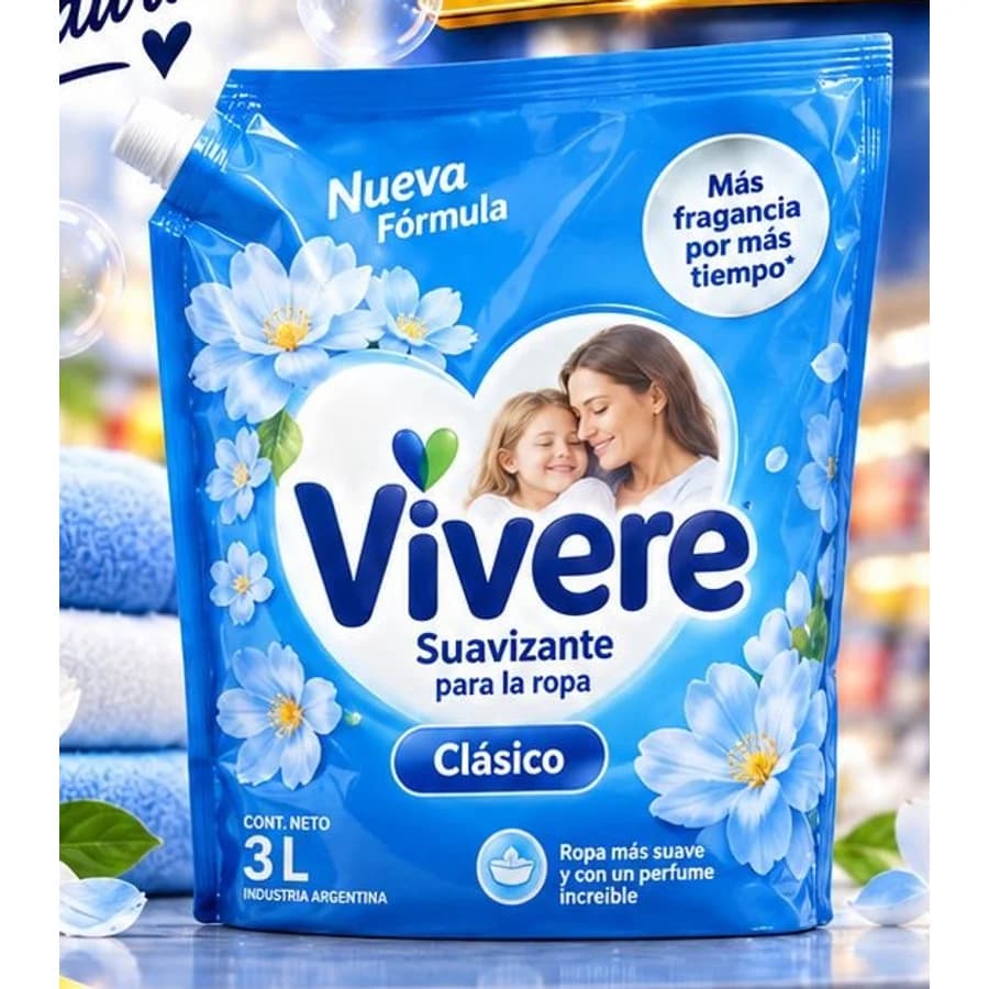 Suavizante Vivere Doy Pack x 3 L