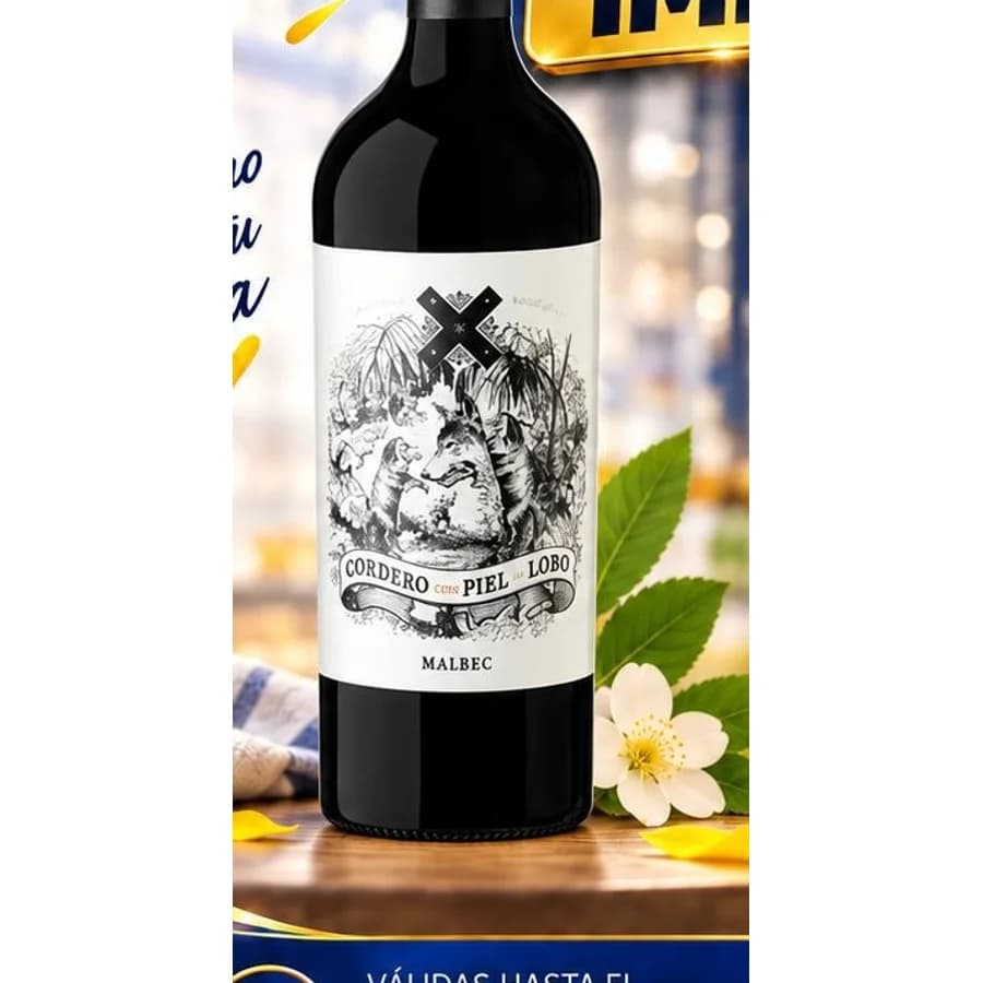 Vino Cordero con Piel de Lobo x 750 ml