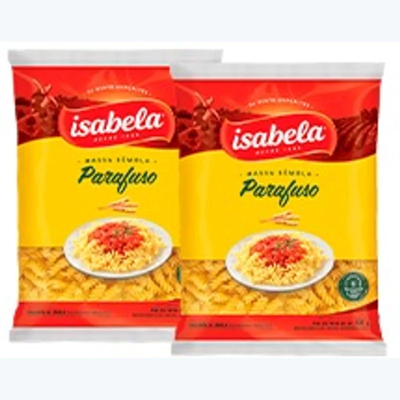 Massa sêmola parafuso Isabela 400 g