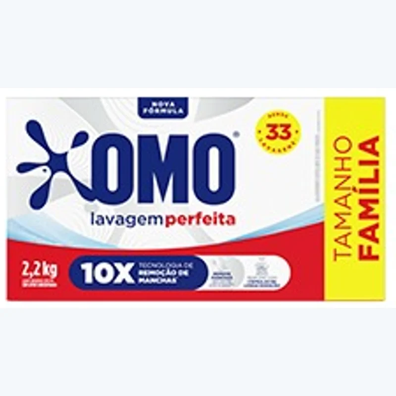 Sabão em pó Omo Lavagem Perfeita 2,2 kg