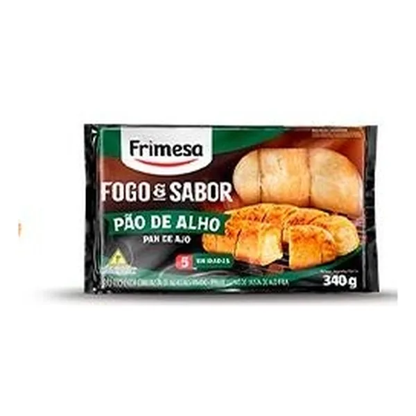 Pão de alho Frimesa tradicional 340 g — folheto Bonno "Findi Bonzão" 31/10–02/11/2026, loja de Dionísio Cerqueira (Instagram @bonnoatacarejo)