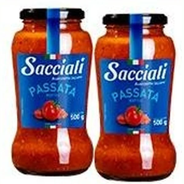 Passata Sacciali rústica vidro 500 g — folheto Bonno "Horti Fruti" / "Começe bem a semana" 13-14/10/2026 (Instagram @bonnoatacarejo)
