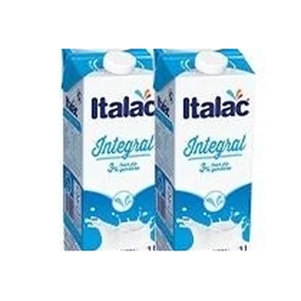 Leite UHT integral Italac 1 L — folheto Bonno "Esquenta Final de Semana" Dionísio Cerqueira 15-16/10/2026 (Instagram @bonnoatacarejo)