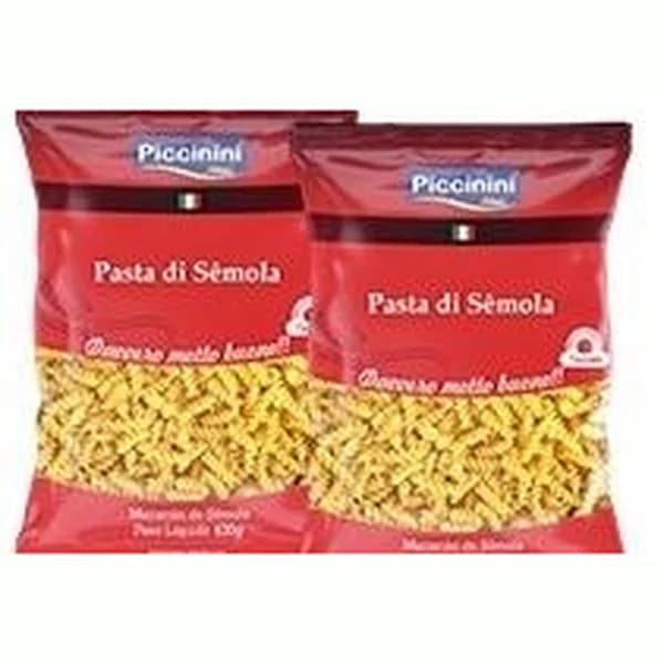Massa Piccinini pasta di sêmola 400 g — folheto Bonno "Esquenta Final de Semana" Dionísio Cerqueira 15-16/10/2026 (Instagram @bonnoatacarejo)