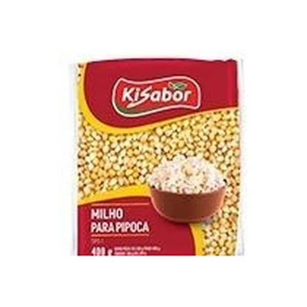 Milho para pipoca Kisabor 400 g — folheto Bonno "Esquenta Final de Semana" Dionísio Cerqueira 15-16/10/2026 (Instagram @bonnoatacarejo)