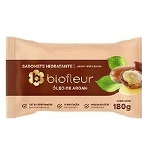 Sabonete hidratante Biofleur 180 g — folheto Bonno "Esquenta Final de Semana" Dionísio Cerqueira 15-16/10/2026 (Instagram @bonnoatacarejo)