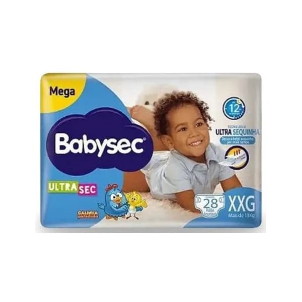 Fralda Babysec Ultra Mega (M 62, G 54, XG 50 o XXG 44 un) — folleto "Alerta de Preço Baixo" 22–25/10/2026 (Instagram @bonnoatacarejo, válido en Dionísio Cerqueira)