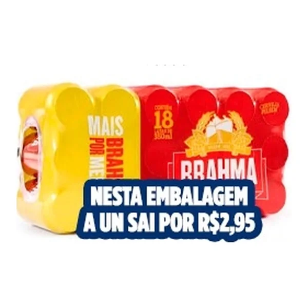 Cerveja Brahma Chopp 350 ml caixa c/18 — folheto Bonno "Esquenta Final de Semana" Dionísio Cerqueira 22-23/10/2026 (Instagram @bonnoatacarejo)