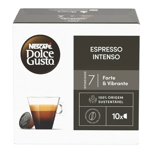 Cápsula Nescafé Dolce Gusto espresso intenso c/10 — foto de catálogo de www.bistek.com.br (https://www.bistek.com.br/cafe-em-capsula-nescafe-dolce-gusto-espresso-intenso-10-capsulas-1789503/p); búsqueda encargada por el administrador, 24/10/2026