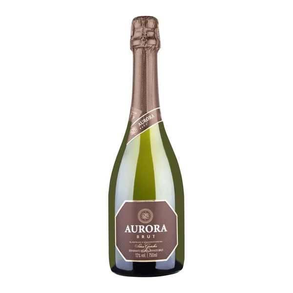 Espumante Aurora Brut branco 750 ml — foto de catálogo de www.bistek.com.br (https://www.bistek.com.br/esp-bra-aurora-750ml-brut-1651218/p); búsqueda encargada por el administrador, 24/10/2026