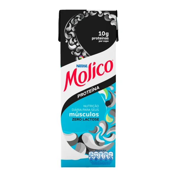 Leite Molico Proteína zero lactose 1 L — foto de catálogo de www.bistek.com.br (https://www.bistek.com.br/leite-desnatado-molico-proteina-zero-lactose-1l-1299751/p); búsqueda encargada por el administrador, 24/10/2026